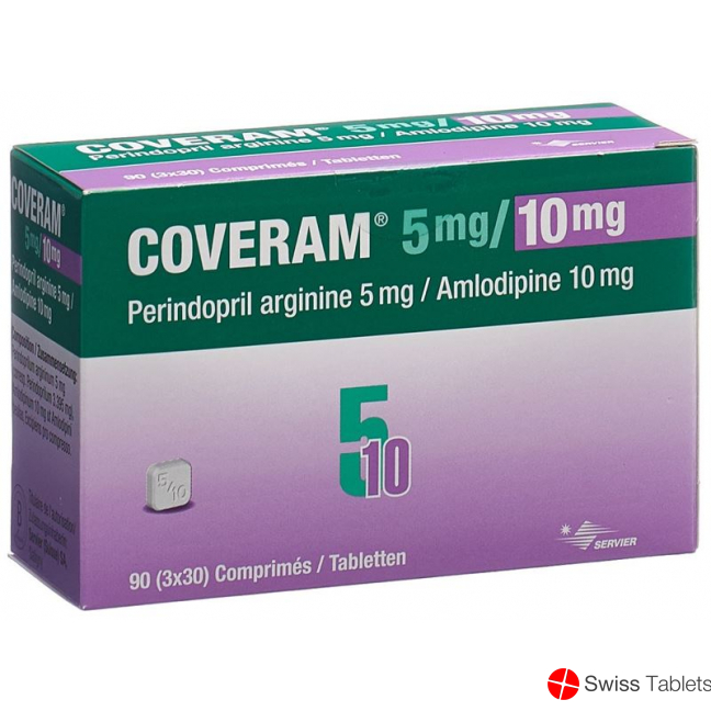 Coveram Tabletten 5/10mg 90 Stück buy online