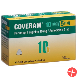 Coveram Tabletten 10/5mg 90 Stück