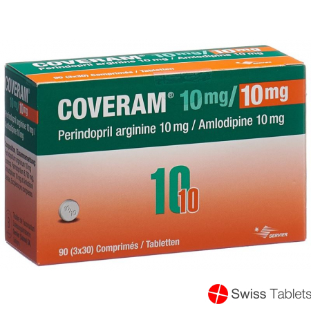 Coveram Tabletten 10/10mg 90 Stück buy online