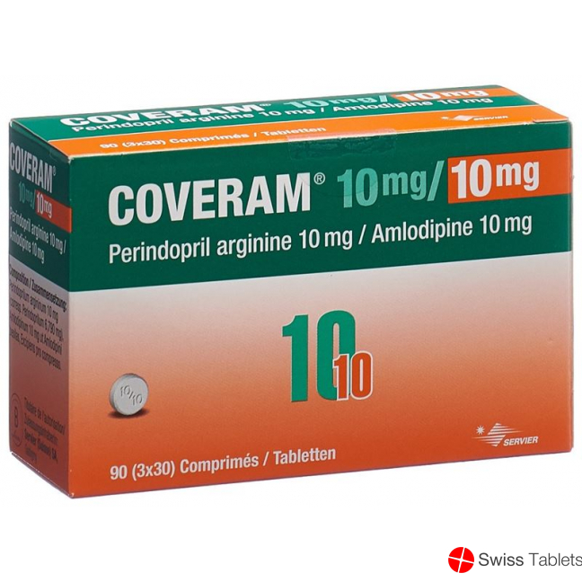 Coveram Tabletten 10/10mg 90 Stück buy online