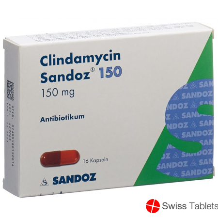 Clindamycin Sandoz Kapseln 150mg 16 Stück buy online