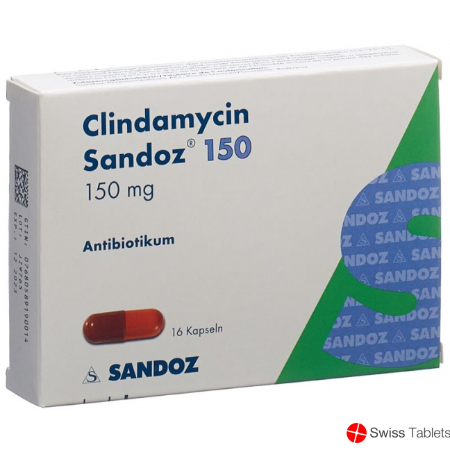 Clindamycin Sandoz Kapseln 150mg 16 Stück buy online