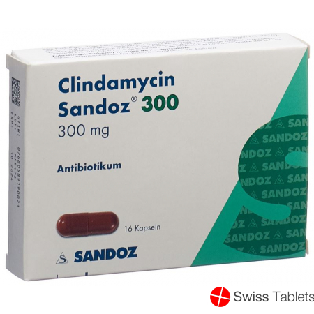 Clindamycin Sandoz Kapseln 300mg 16 Stück buy online