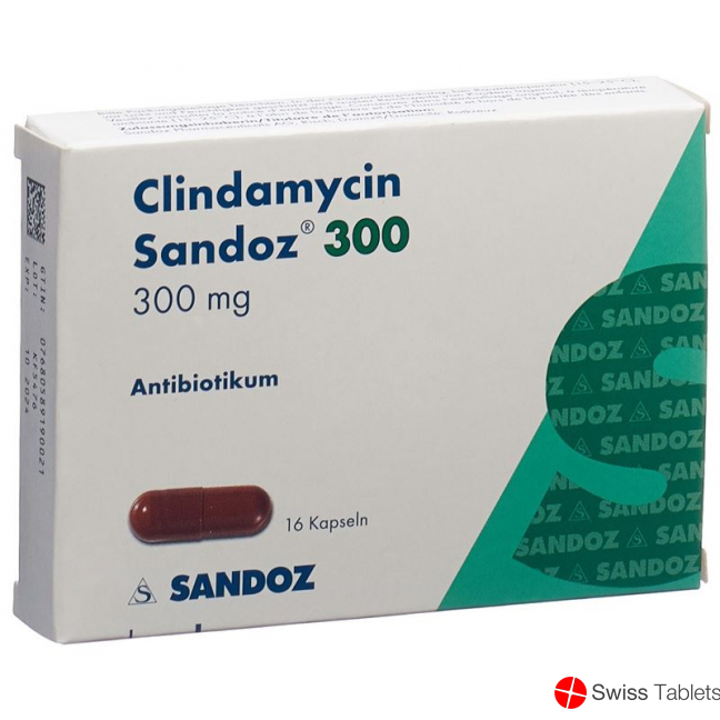 Clindamycin Sandoz Kapseln 300mg 16 Stück buy online