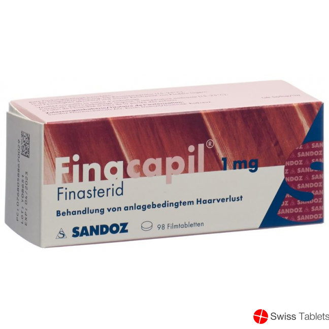 Finacapil Filmtabletten 1mg 98 Stück buy online