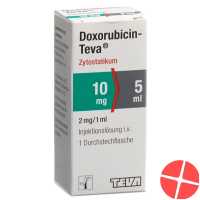Doxorubicin Teva 10mg/5ml Durchstechflasche 5ml