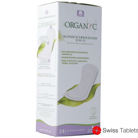 Organyc Slipeinlagen Flach Light Flow 24 Stück buy online