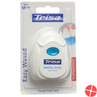 Trisa 40 m waxed mint dental floss