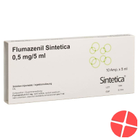 Flumazenil Sintetica 0.5mg/5ml 10 Ampullen 5ml