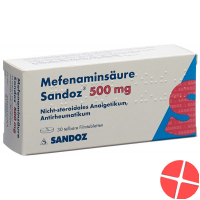 Mefenaminsäure Sandoz 500mg Teilbar 30 Stück