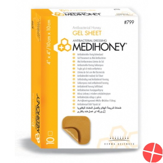 Medihoney Gel Sheet 10x10cm 10 Stück