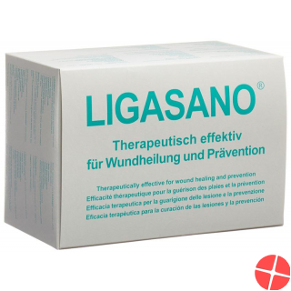 Ligasano Schaumstoff Kompressen 10x10x1cm Steril 10 Stück