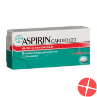 Aspirin Cardio 100 Filmtabletten 100mg 28 Stück