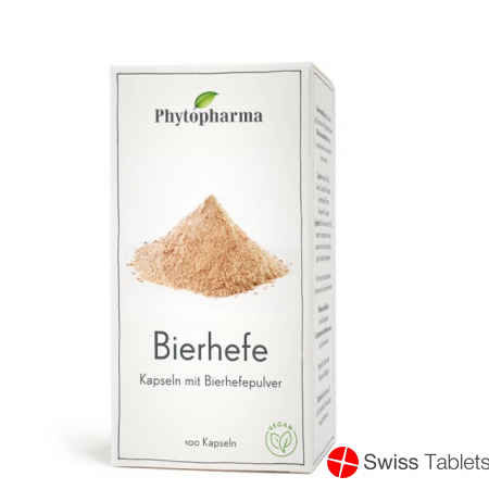Phytopharma Bierhefe Kapseln 100 Stück buy online