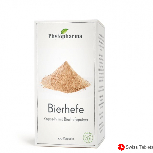 Phytopharma Bierhefe Kapseln 100 Stück buy online