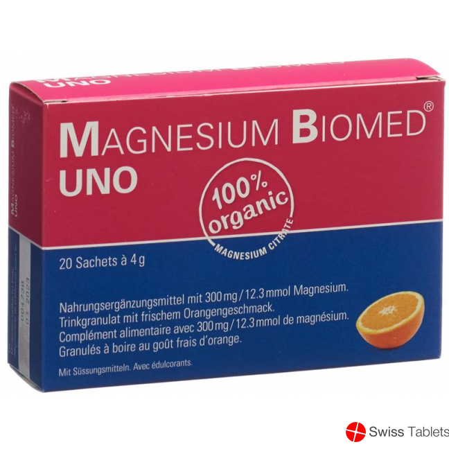 Magnesium Biomed Uno 20 Granulate bags buy online