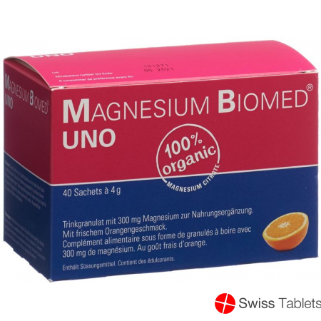Magnesium Biomed Uno 40 granulate bag buy online