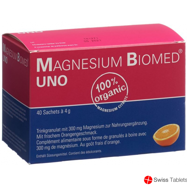 Magnesium Biomed Uno 40 granulate bag buy online