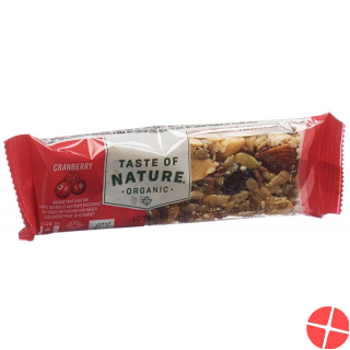 Taste Of Nature Riegel Cranberry 40g Taste Of Nature Riegel Cranberry 40g