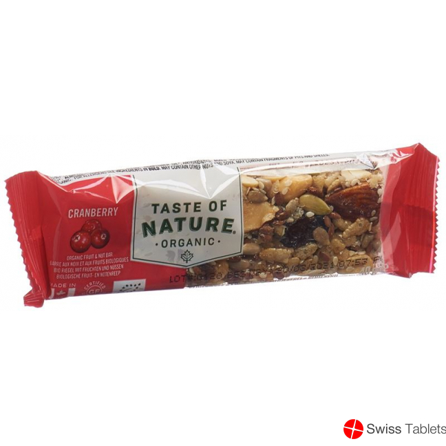 Taste Of Nature Riegel Cranberry 40g buy online