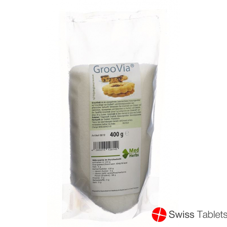 Groovia Stevia Pulver Dose 400g buy online
