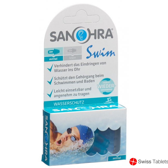 Sanohra Swim Ohrenstöpsel Erwachsene 2 Stück buy online