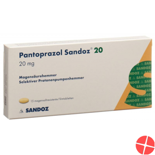 Pantoprazol Sandoz Tabletten 20mg 15 Stück