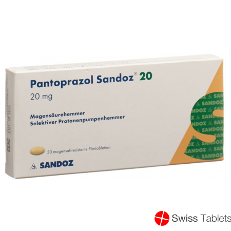 Pantoprazol Sandoz Tabletten 20mg 30 Stück buy online