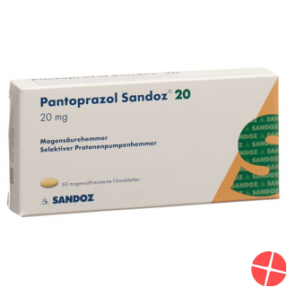 Pantoprazol Sandoz 20 mg 60 tablets Pantoprazol Sandoz 20 mg 60 tablets