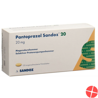 Pantoprazol Sandoz Tabletten 20mg 120 Stück