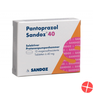 Pantoprazol Sandoz Tabletten 40mg 15 Stück