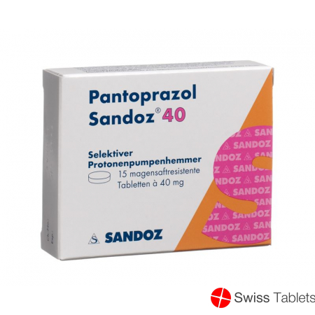 Pantoprazol Sandoz Tabletten 40mg 15 Stück buy online