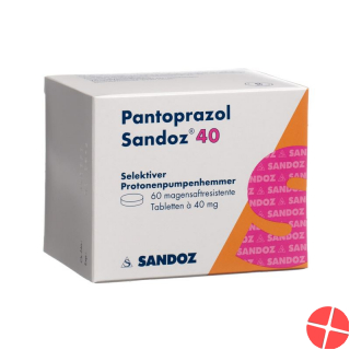 Pantoprazol Sandoz Tabletten 40mg 60 Stück