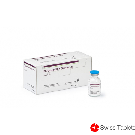 Flucloxacillin Orpha 1g Durchstechflasche 10 Stück buy online