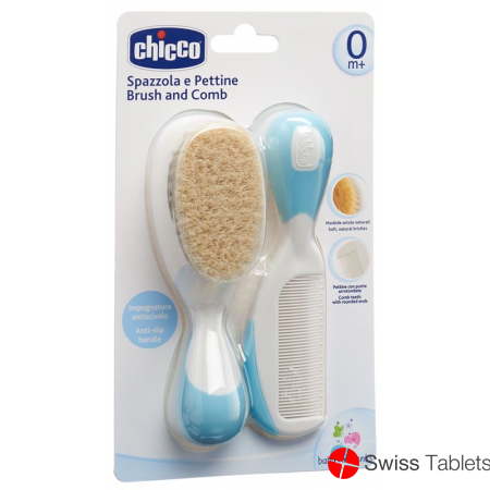 Chicco Kamm und Bürste Naturborsten Light 0m+ buy online