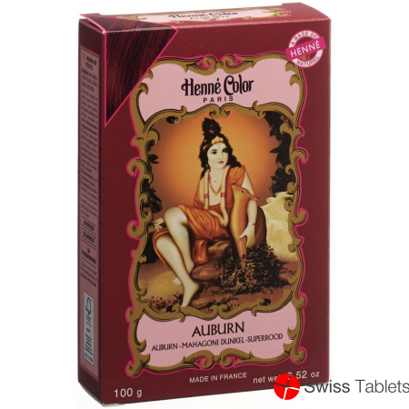 Henné Color Mahagoni Dunkel Henna-Pulver 100g buy online