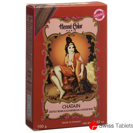 Henné Color Kastanienbraun Henna-Pulver 100g buy online