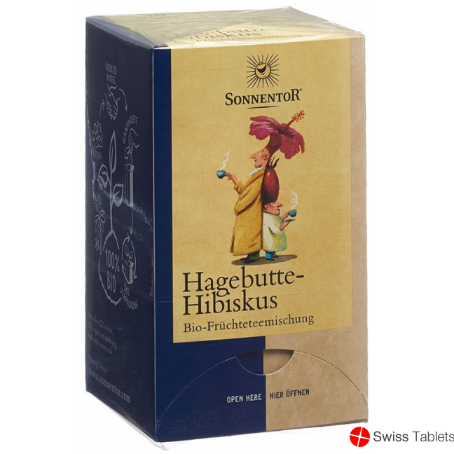 Sonnentor Hagebutte Hibiskus Tee 18 Beutel 3g buy online