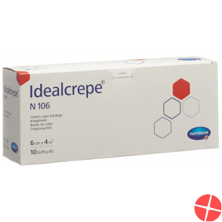 Idealcrepe N106 Elastische Binde 4mx6cm 10 Stück