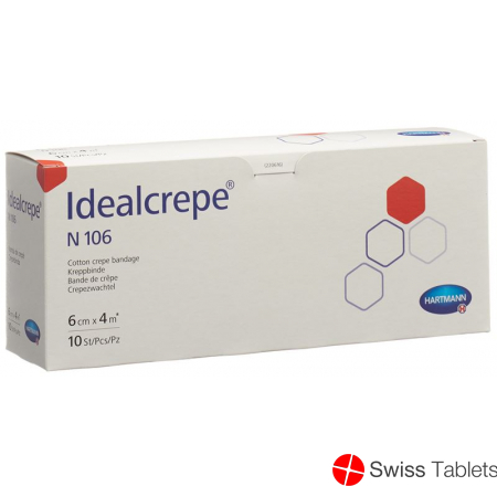 Idealcrepe N106 Elastische Binde 4mx6cm 10 Stück buy online