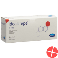 Idealcrepe N106 Elastische Binde 4mx8cm 10 Stück