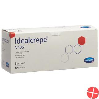 Idealcrepe N106 Elastische Binde 4mx8cm 10 Stück