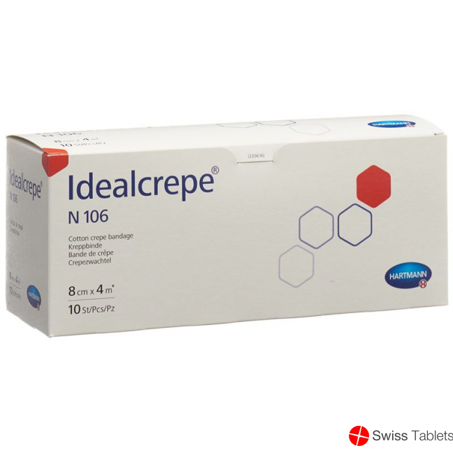Idealcrepe N106 Elastische Binde 4mx8cm 10 Stück buy online