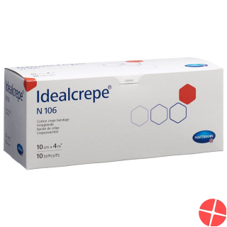 Idealcrepe N106 Elastische Binde 4mx10cm 10 Stück