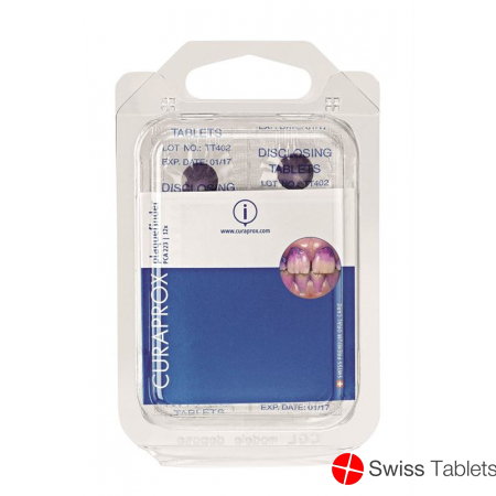 Curaprox Pca 223 Plaquesearch Anfärbetabletten 12 Stück buy online
