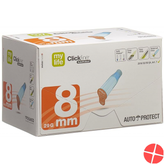 Mylife Clickfine Auto Protect Pen Nadel 29g x 8mm 100 Stück
