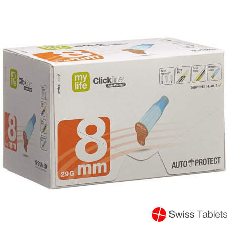 Mylife Clickfine Auto Protect Pen Nadel 29g x 8mm 100 Stück buy online