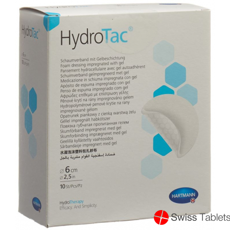 Hydrotac Wundverband 6cm Rund Steril 10 Stück buy online