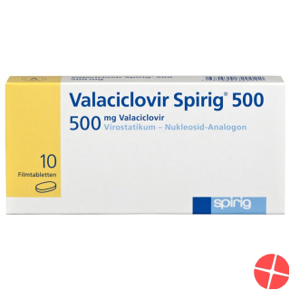 Valaciclovir Therica Filmtabletten 500mg 10 Stück
