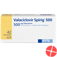 Valaciclovir Spirig Filmtabletten 500mg 42 Stück
